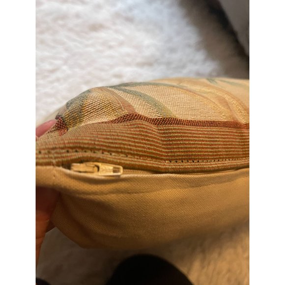 Goblys French Tapestry Pillow Bamboo Stalks Made in France 17 Inch Square - Picture 5 of 7